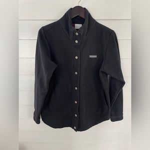 Black Fleece Lined Columbia Shacket